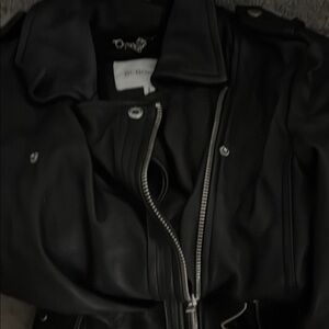 BCBGMAXAZRIA Black Leather Jacket